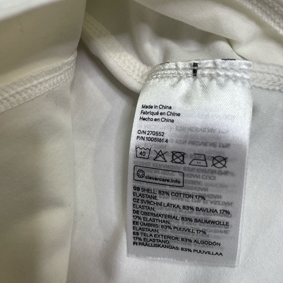 Girl's Large H&M White Strappy Bodysuit with Golden Buckle Details 🤍✨ - Picture 8 of 8